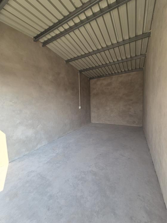 3m x 6m lockable storage unit