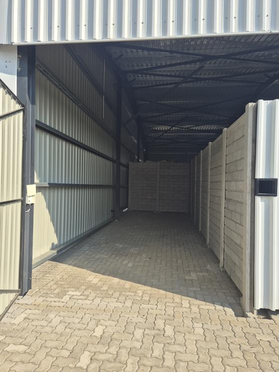 3m x 9m lockable storage unit
