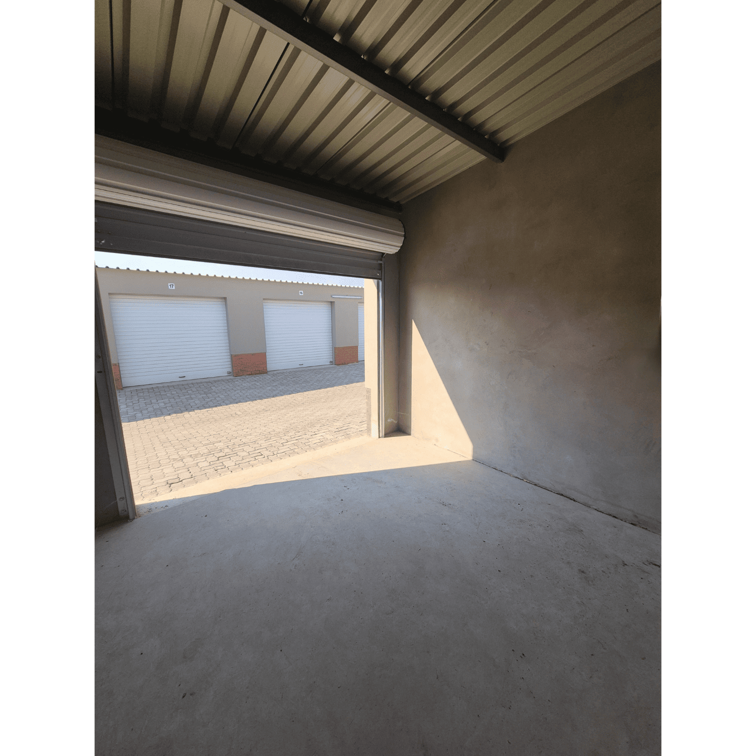 3m x 3m lockable storage unit